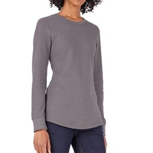 34. Dickies • NWT Thermal Shirt Charcoal Long Sleeve Waffle knit PTP 16”-19”